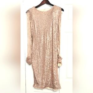 Sparkly cocktail dress.